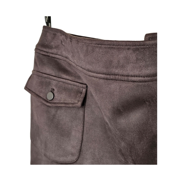 Anne Klein gray faux suede pencil skirt size 6 NWT - Picture 4 of 10